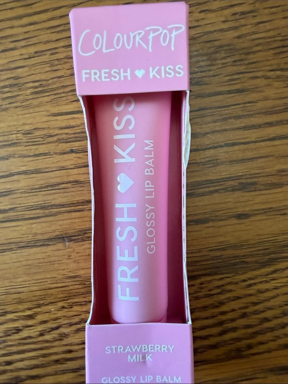 ColourPop Fresh Kiss Glossy Lip Balm — Strawberry Milk Pink
